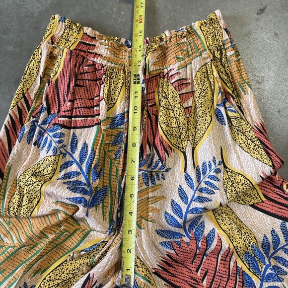 Jane and Delancey Resort Wear Set Tropical Beachy Top Pants Wide Loose Small S - Picture 5 of 16